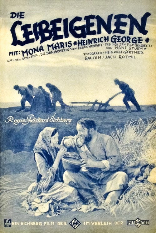 Movie poster for Die Leibeigenen (1928)
