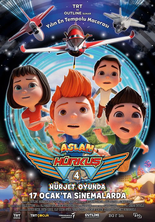 Movie poster for Aslan Hürkuş 4: Hürjet Oyunda (2025)