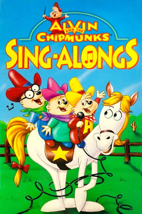 Movie poster for Alvin and the Chipmunks Sing-Alongs: Ragtime Cowboy Joe