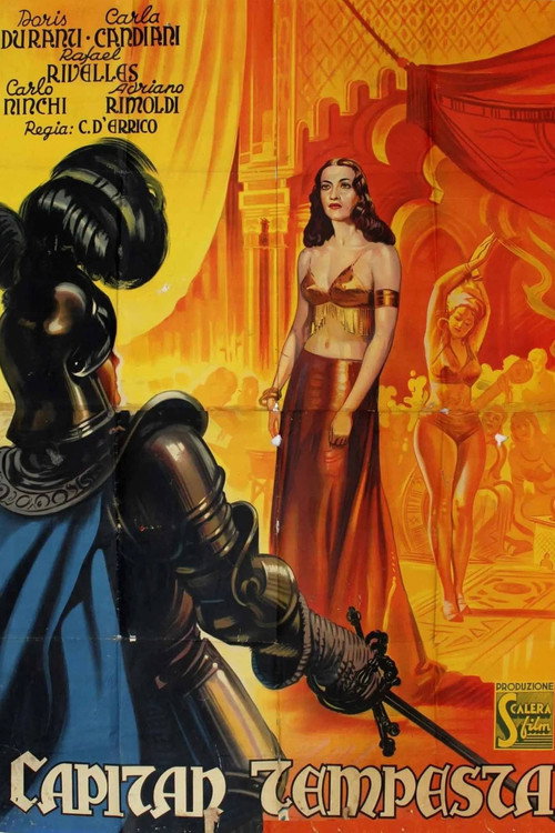 Movie poster for Capitan Tempesta (1942)
