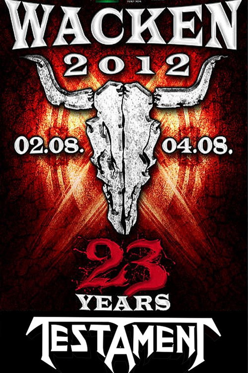 Movie poster for Testament: Live at Wacken Open Air (2012)