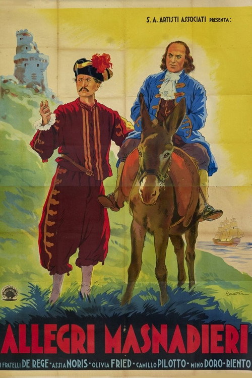 Movie poster for Allegri masnadieri (1939)