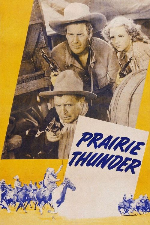 Movie poster for Prairie Thunder (1937)