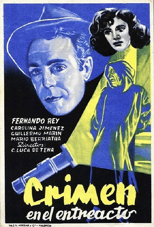 Movie poster for Crimen en el entreacto (1954)
