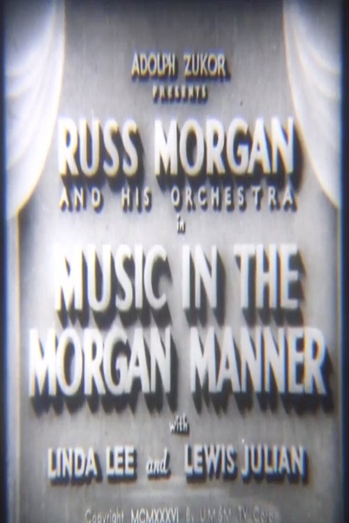 Movie poster for Music in the Morgan Manner (1936)