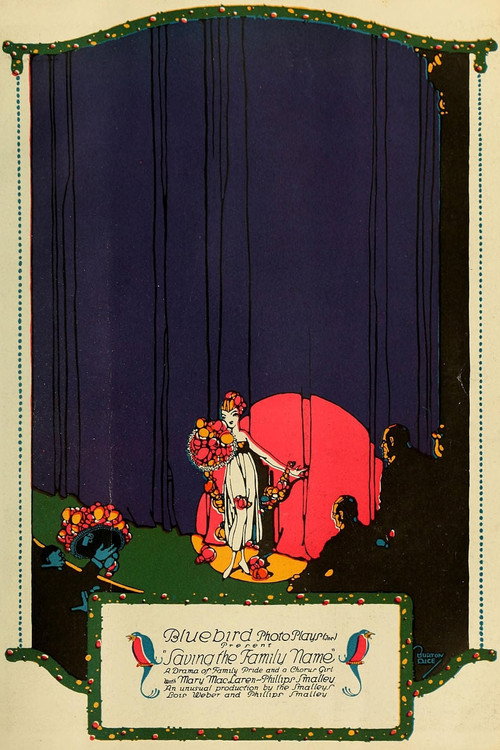 Movie poster for Saving the Family Name (1916)