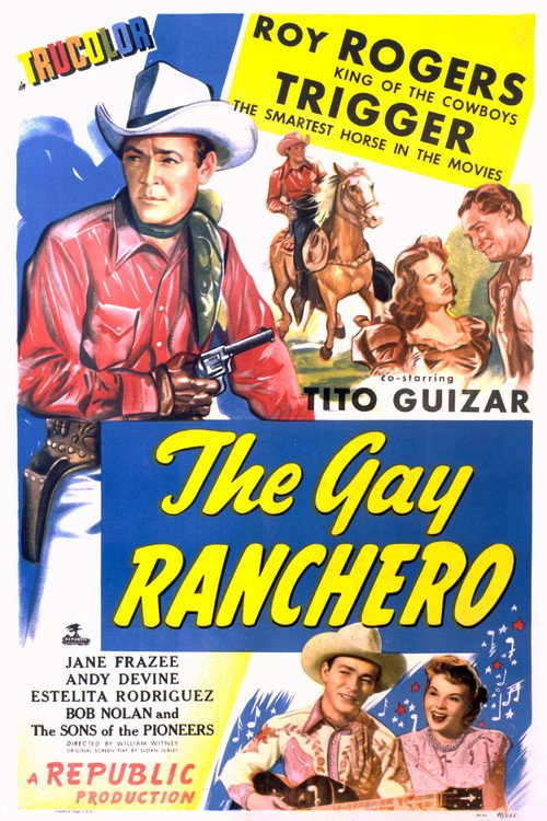 Movie poster for The Gay Ranchero (1948)