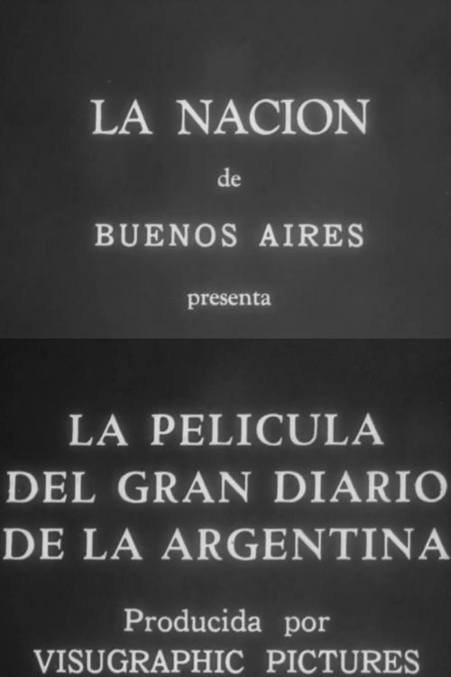 Movie poster for The film of the great newspaper of Argentina (1930)