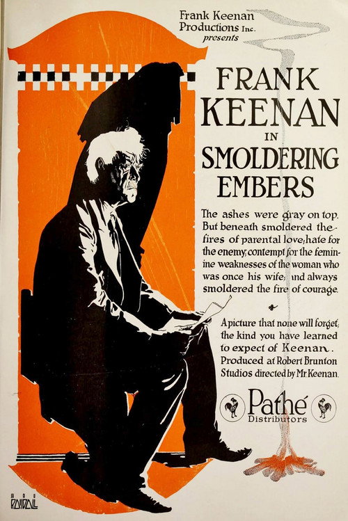 Movie poster for Smoldering Embers (1920)