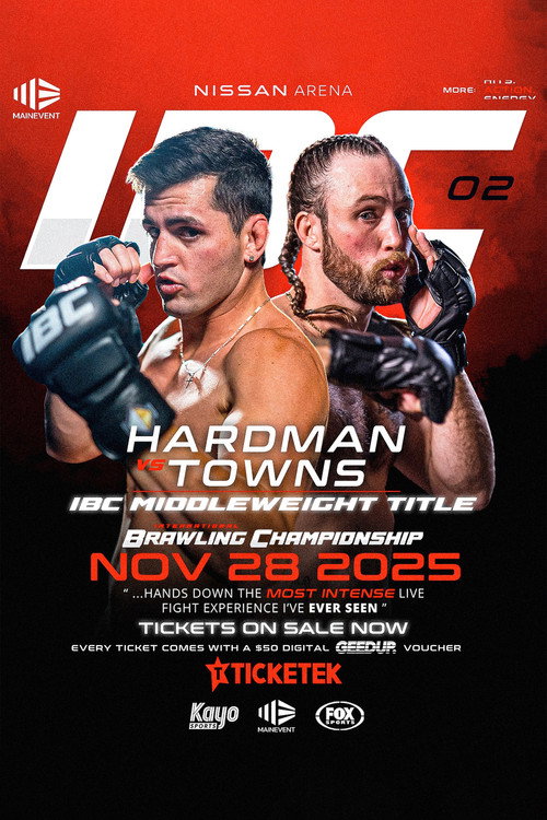 Movie poster for IBC 02: Hardman vs. Towns (2025)