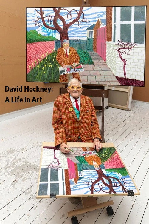 Movie poster for David Hockney: A Life in Art (2025)
