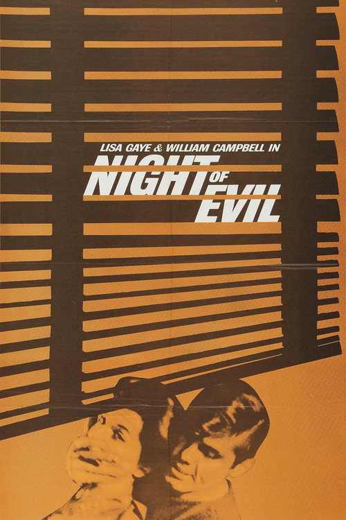 Movie poster for Night of Evil (1962)