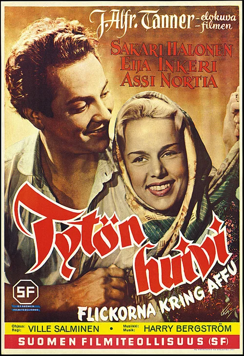 Movie poster for Tytön huivi (1951)