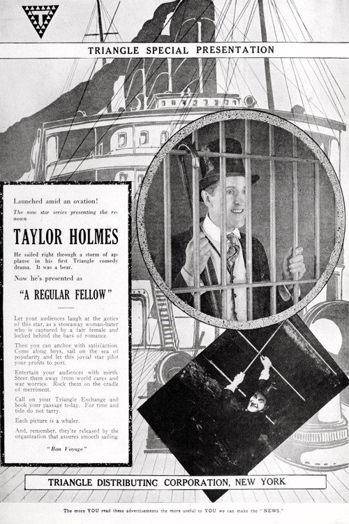 Movie poster for A Regular Fellow (1919)