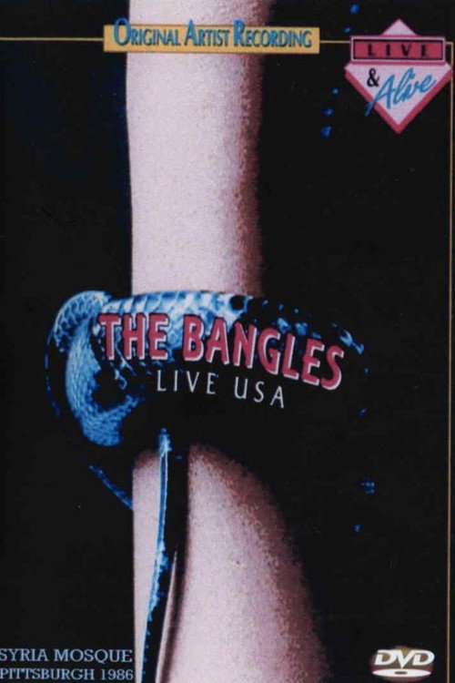 Movie poster for The Bangles: Live at the Syria Mosque (1986)