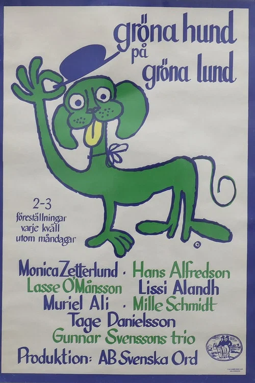 Movie poster for Gröna Hund (1962)