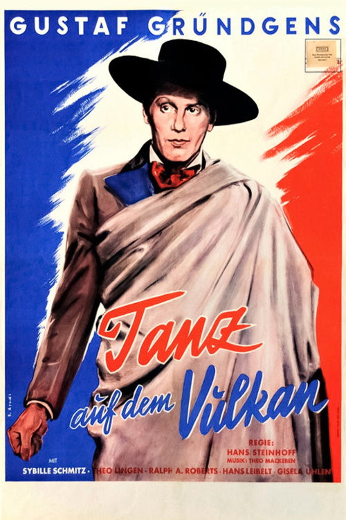 Movie poster for Tanz auf dem Vulkan (1938)