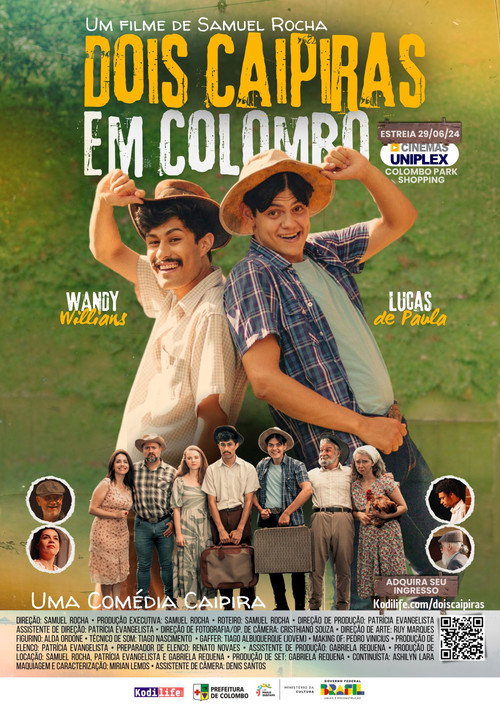 Movie poster for Two Country Bumpkins in Colombo (2024)