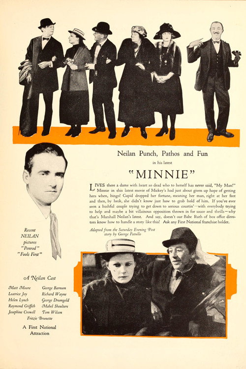 Movie poster for Minnie (1922)