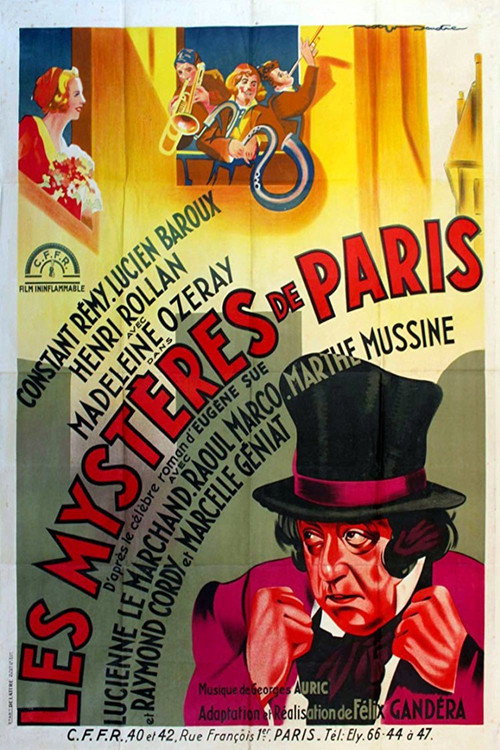 Movie poster for Mysteries of Paris (1935)