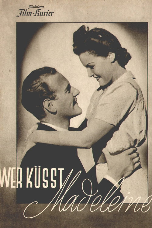 Movie poster for Who's Kissing Madeleine? (1939)