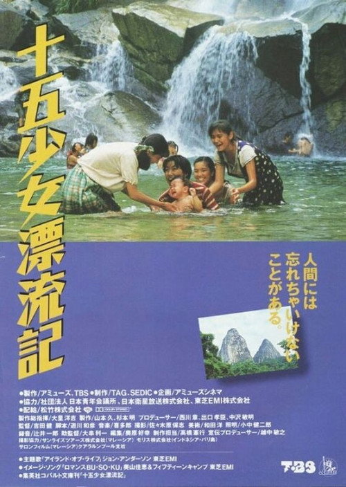Movie poster for Fifteen Girl Island Diary (1992)