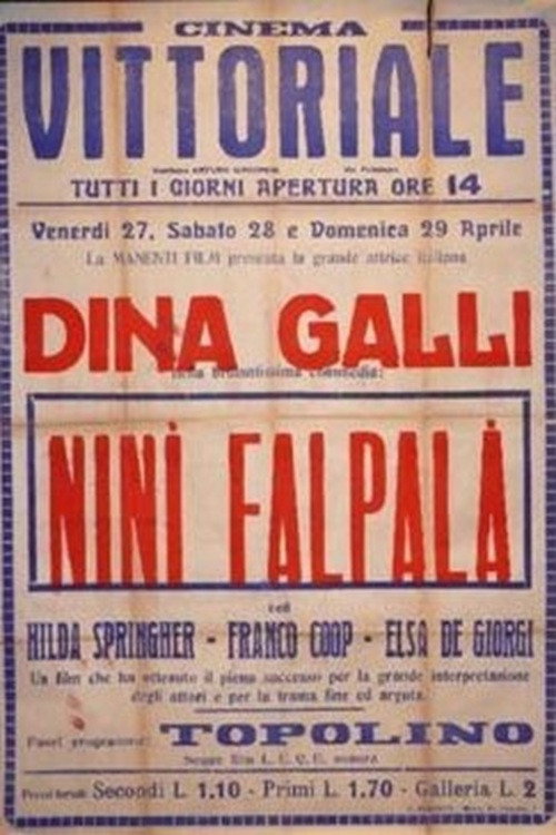 Movie poster for Ninì Falpalà (1933)