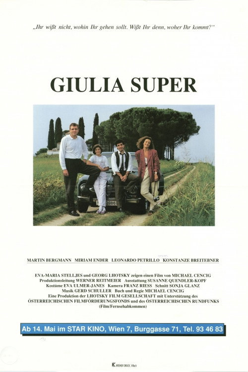 Movie poster for Giulia Super (1992)