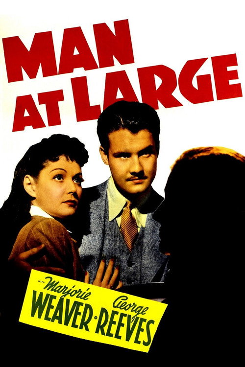 Movie poster for Man at Large (1941)