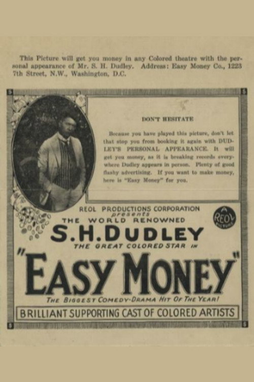 Movie poster for Easy Money (1922)