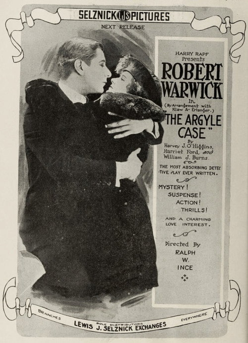 Movie poster for The Argyle Case (1917)