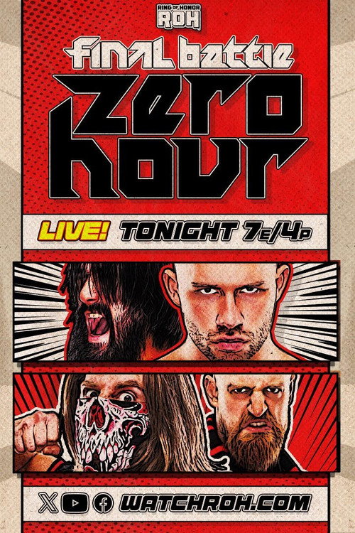 Movie poster for ROH Final Battle 2025 - Zero Hour (2025)