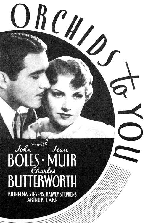 Movie poster for Orchids to You (1935)
