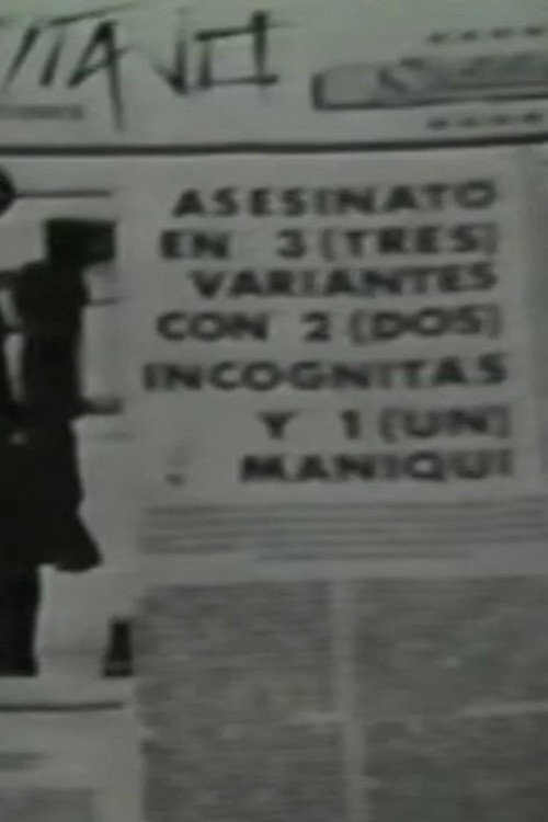 Movie poster for Asesinato en 3 variantes con 2 incognitas y 1 maniqui (1987)