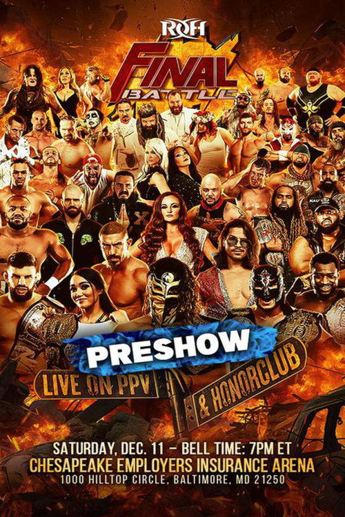 Movie poster for ROH Final Battle 2021 - Pre-Show (2021)