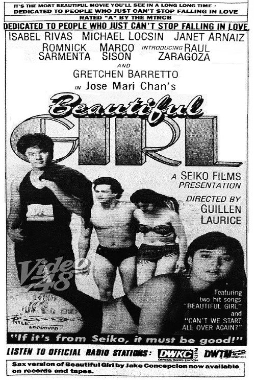 Movie poster for Beautiful Girl (1990)