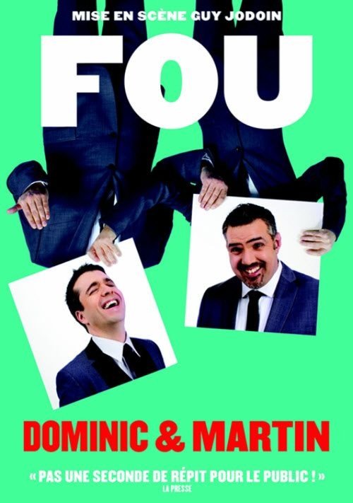 Movie poster for Dominic et Martin : Fou (2016)
