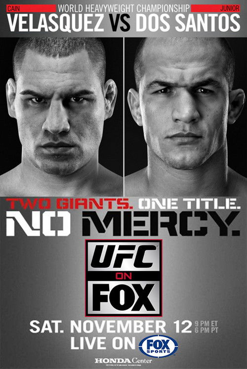 Movie poster for UFC on Fox 1: Velasquez vs. Dos Santos (2011)