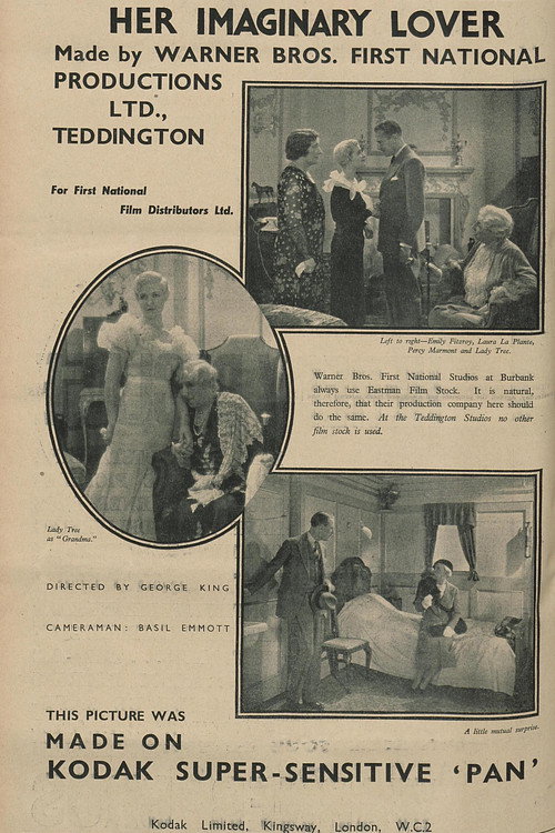 Movie poster for Her Imaginary Lover (1933)