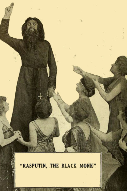 Movie poster for Rasputin, the Black Monk (1917)
