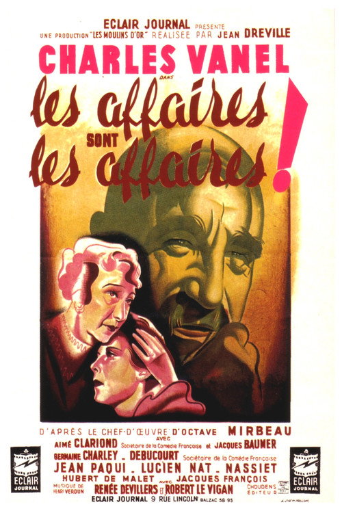 Movie poster for Business Is Business (1942)
