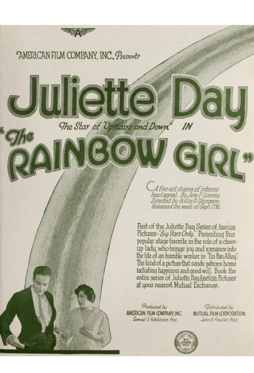 Movie poster for The Rainbow Girl (1917)