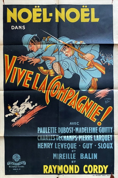 Movie poster for Vive la compagnie (1934)