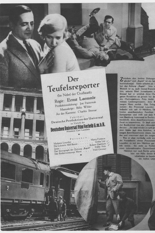 Movie poster for Der Teufelsreporter (1929)