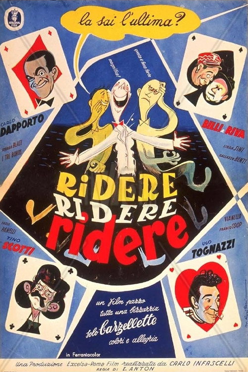 Movie poster for Ridere! Ridere! Ridere! (1954)