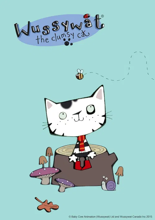 Wussywat the Clumsy Cat poster