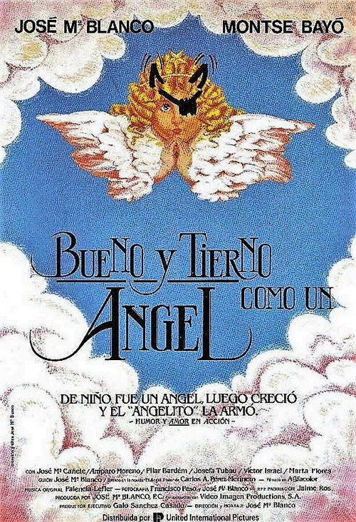 Movie poster for Bueno y tierno como un ángel (1989)