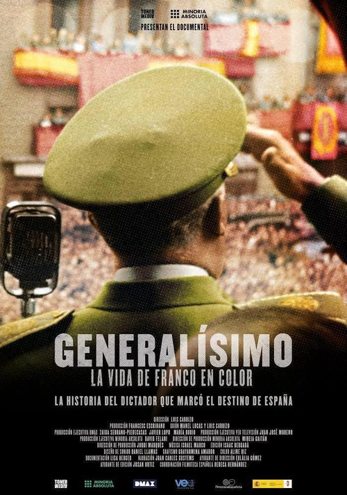 Movie poster for Generalísimo, la vida de Franco en color (2019)