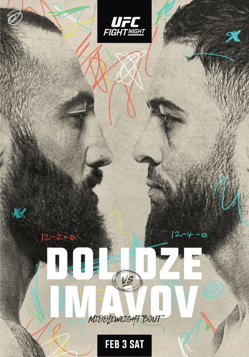 Movie poster for UFC Fight Night 235: Dolidze vs. Imavov (2024)
