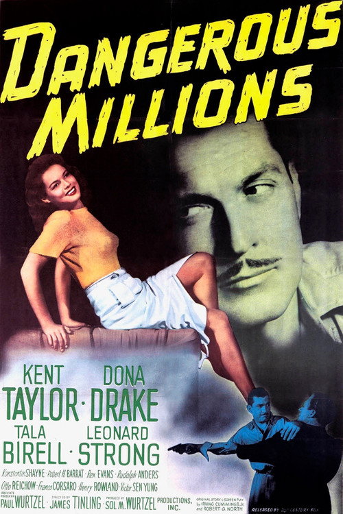 Movie poster for Dangerous Millions (1946)